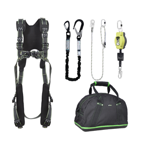 WEEKDEAL: Complete set valbeveiliging Comfort Allround Valstopblok 6m Werkpositielijn 2m Leeflijn in elastische band