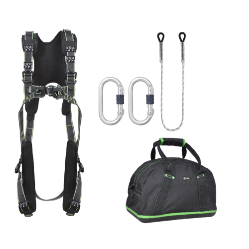 Kratos Complete set valbeveiliging Comfort Hoogwerker met opbergtas