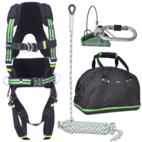 Kratos Complete set valbeveiliging Standaard-Plus Daken / Afdalen 20mtr met Afneembare lijnklem