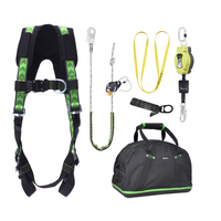 Kratos Complete set valbeveiliging Standaard-Plus Daken Valstopblok 6m Werkpositielijn +klem 5m Ankerstrop Ankerpunt voor op hout