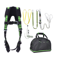 Kratos Complete set valbeveiliging Standaard-Plus Y-leeflijn 1.5m met veiligheidslijn 10m en werkpositielijn 2m