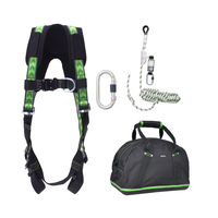 Kratos Complete set valbeveiliging Standaard-Plus Daken Veiligheidslijn lijnklem 10 Stalen karabijnhaak