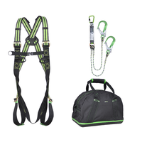 Kratos Complete set valbeveiliging met Y-lijn anti-snedekoord 1.5m Basic Harnas II