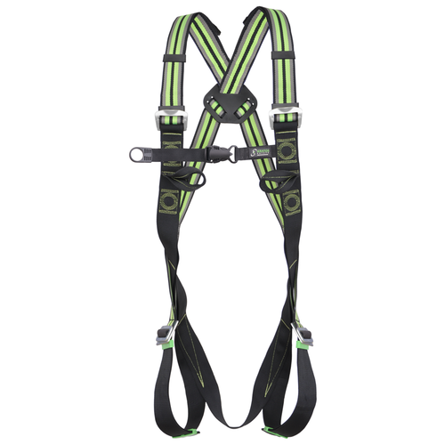 Kratos Complete set valbeveiliging met Y-lijn anti-snedekoord 1.5m Basic Harnas II