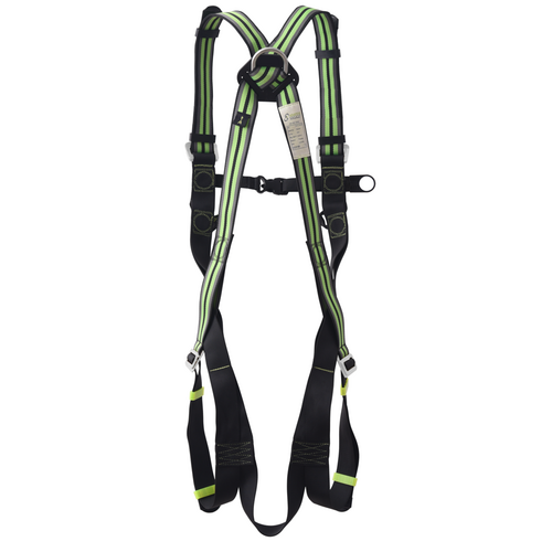 Kratos Complete set valbeveiliging Allround Basic Harnas II Valstopblok 6m Werkpositielijn 2m Leeflijn in elastische band