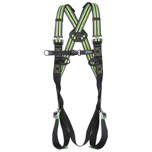 Kratos Complete set valbeveiliging Allround Basic Harnas II Valstopblok 6m Werkpositielijn 2m Leeflijn in elastische band