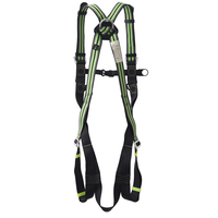 Kratos Complete set valbeveiliging Y-leeflijn 1.5m met veiligheidslijn 10m en werkpositielijn 2m Basic Harnas II | M-XL