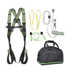 Complete set valbeveiliging Daken 10m Basic Harnas II