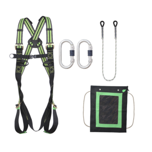 Kratos Complete set valbeveiliging Hoogwerker Basic Harnas II met draagtas Complete set valbeveiliging Hoogwerker Basic Harnas II met draagtas