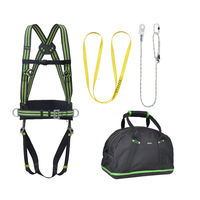 Kratos Complete set valbeveiliging Daken Basic harnas antival Werkpositielijn 2m Ankerstrop