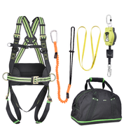 Kratos Complete set valbeveiliging Allround Antival- zekeringgordel Valstopblok 6m Ankerstrop Uitrekb. gereedschapslijn Kratos Complete set valbeveiliging Allround Antival- zekeringgordel Valstopblok 6m Ankerstrop Uitrekb. gereedschapslijn