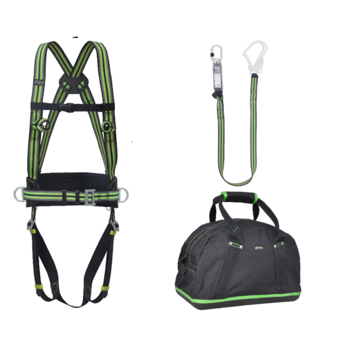 Kratos Complete set valbeveiliging Steiger Basic harnas antival met opbergtas