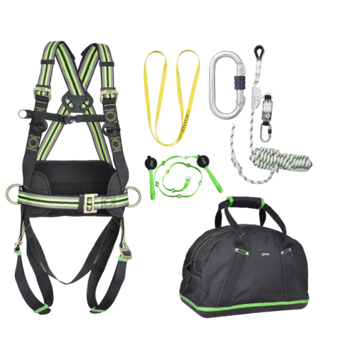 Kratos Complete set valbeveiliging Daken 10m Antival- zekeringgordel