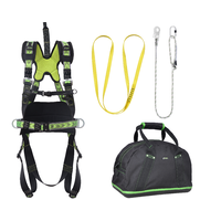 Kratos Complete set valbeveiliging Daken Harnas werkpositie lijn Werkpositielijn 2m Ankerstrop