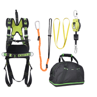 Kratos Complete set valbeveiliging Allround Harnas werkpositie lijn Valstopblok 6m Ankerstrop Uitrekb. gereedschapslijn Kratos Complete set valbeveiliging Allround Harnas werkpositie lijn Valstopblok 6m Ankerstrop Uitrekb. gereedschapslijn