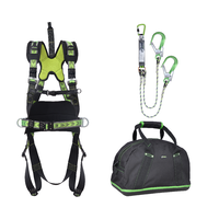 Kratos Complete set valbeveiliging met Y-lijn anti-snedekoord 1.5m Harnas werkpositie lijn