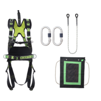 Kratos Complete set valbeveiliging Hoogwerker Harnas werkpositie lijn met draagtas