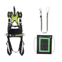 Kratos Complete set valbeveiliging Steiger Harnas werkpositie lijn met draagtas Kratos Complete set valbeveiliging Steiger Harnas werkpositie lijn met draagtas