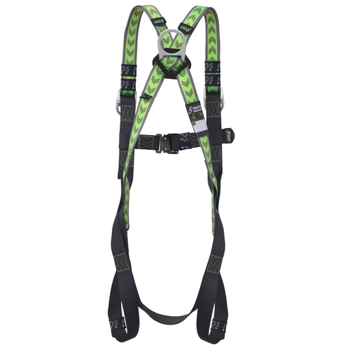 Kratos Complete set valbeveiliging Allround Antivalharnas II Valstopblok riem 2m Veiligheidslijn lijnklem 10 Ankerstrop Stalen karabijnhaak