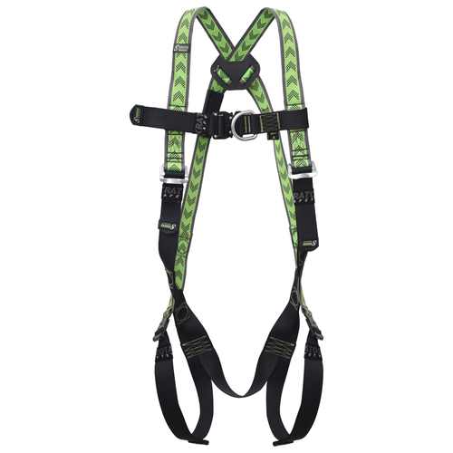 Kratos Complete set valbeveiliging Allround Antival harnas Valstopblok 6m Ankerstrop Uitrekb. gereedschapslijn