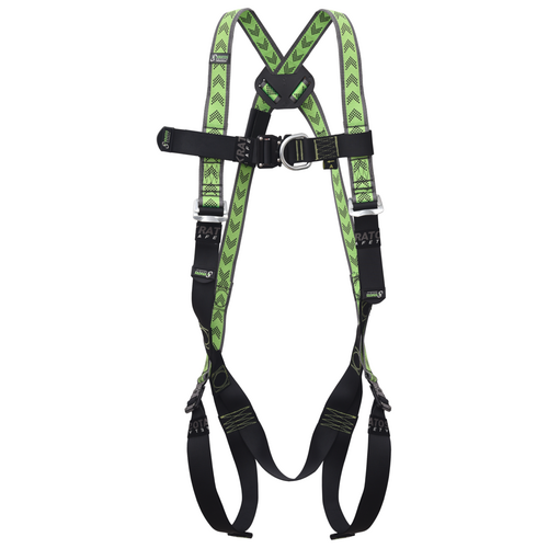 Kratos Complete set valbeveiliging Daken Antival harnas Valstopblok 6m Werkpositielijn +klem 5m Ankerstrop Ankerpunt voor op hout