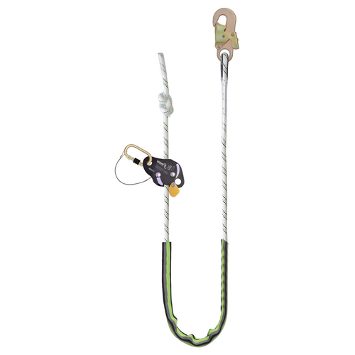 Kratos Complete set valbeveiliging Daken Antival harnas Valstopblok 6m Werkpositielijn +klem 5m Ankerstrop Ankerpunt voor op hout