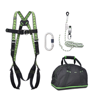 Kratos Complete set valbeveiliging Daken Antival harnas Veiligheidslijn lijnklem 10 Stalen karabijnhaak