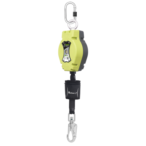 Kratos Complete set valbeveiliging Allround Harnas 2 aanhechtingpnt. Valstopblok 6m Werkpositielijn 2m Leeflijn in elastische band