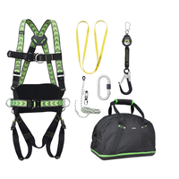 Kratos Complete set valbeveiliging Allround Harnas 2 aanhechtingpnt. Valstopblok riem 2m Veiligheidslijn lijnklem 10 Ankerstrop Stalen karabijnhaak Kratos Complete set valbeveiliging Allround Harnas 2 aanhechtingpnt. Valstopblok riem 2m Veiligheidslijn lijnklem 10 Ankerstrop Stalen karabijnhaak