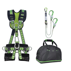 Kratos Complete set valbeveiliging Comfort-Plus met Y-lijn anti-snedekoord 1.5m Complete set valbeveiliging Comfort-Plus met Y-lijn anti-snedekoord 1.5m