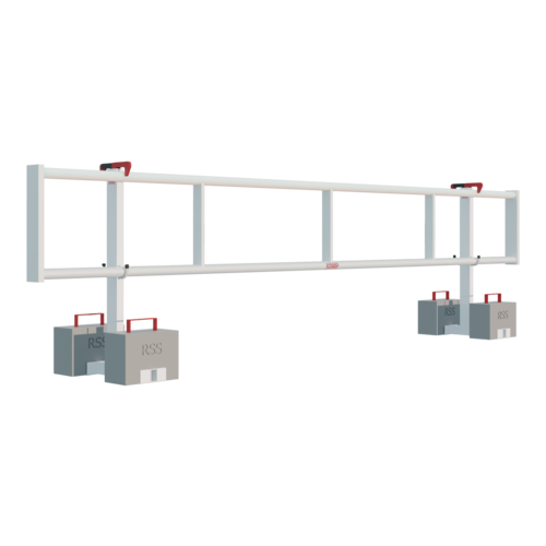 RSS Dakrandbeveiliging RSS Dakrandbeveiliging Plat dak Compact (60 cm) set 8 meter
