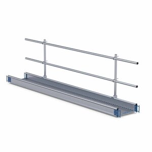 MAANDDEAL: Loopbrug compleet incl leuning en bevestging 6 meter