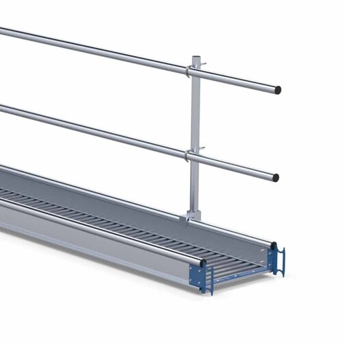 Euroscaffold MAANDDEAL: Loopbrug compleet incl leuning en bevestging 7 meter