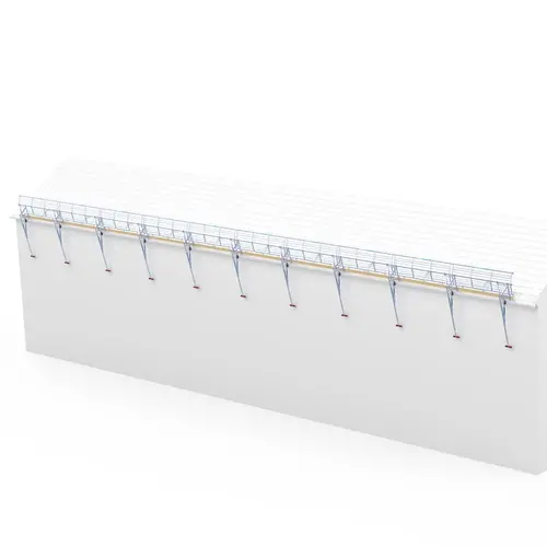 SGS Dakbeveiliging 30 mtr complete set schuin dak Euroscaffold SGS Dakbeveiliging 30 mtr complete set schuin dak