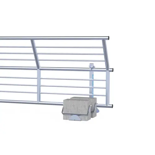 Euroscaffold SGS Slim Plus dakrandbeveiliging 6 mtr complete set plat dak