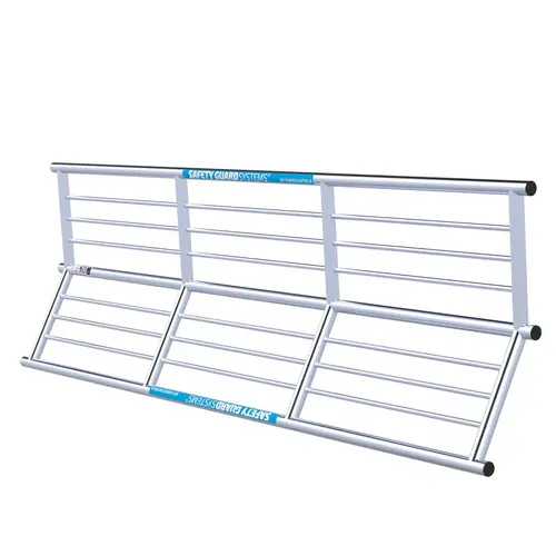 Euroscaffold SGS Slim Plus dakrandbeveiliging 6 mtr complete set plat dak