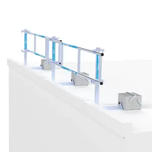 Euroscaffold SGS Slim dakrandbeveiliging 6 mtr complete set plat dak SGS Slim dakrandbeveiliging 6 mtr complete set plat dak