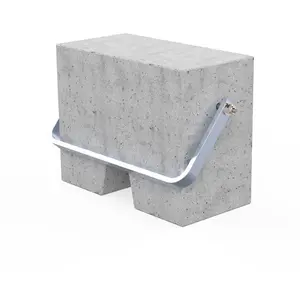 Euroscaffold SGS Slim (Plus) dakrandbeveiliging betonblok plat dak SGS Slim (Plus) dakrandbeveiliging betonblok plat dak