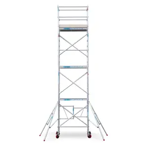 Euroscaffold Kamersteiger Compact Module 1 + 2 + 3 + 4 | werkhoogte 7,8 meter Verstelbare Wielen Kamersteiger Compact Module 1 + 2 + 3 + 4 | werkhoogte 7,8 meter Verstelbare Wielen