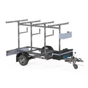 MAANDDEAL: Steigeraanhanger 250 model standaard - 1350 KG