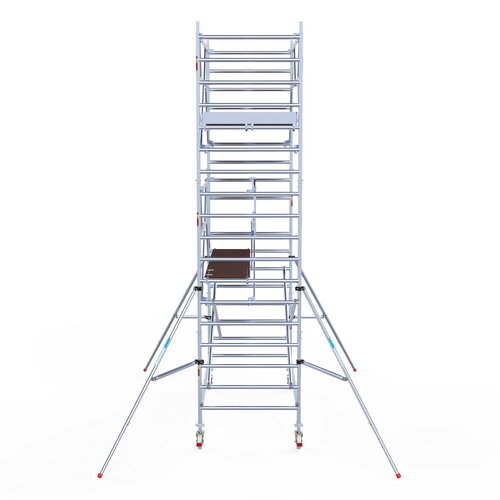 Rolsteiger Professional 135x305 6,2m werkhoogte dubbele voorloopleuning Euroscaffold Rolsteiger Professional 135x305 6,2m werkhoogte dubbele voorloopleuning