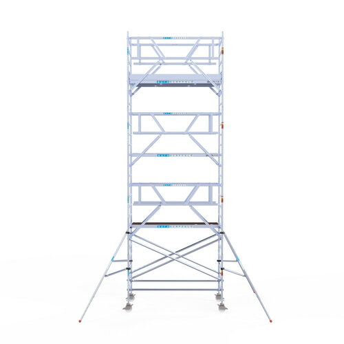 Rolsteiger Professional 135x250 8,2m werkhoogte dubbele voorloopleuning Euroscaffold Rolsteiger Professional 135x250 8,2m werkhoogte dubbele voorloopleuning