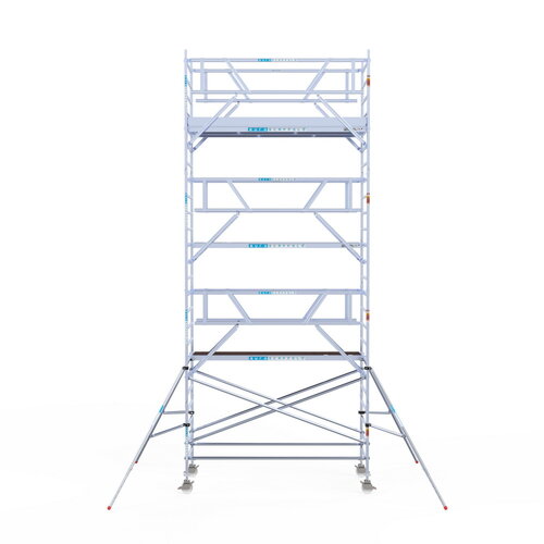 Rolsteiger Professional 135x305 8,2m werkhoogte dubbele voorloopleuning Euroscaffold Rolsteiger Professional 135x305 8,2m werkhoogte dubbele voorloopleuning