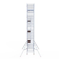 Euroscaffold Rolsteiger Professional 135x250 10,2m werkhoogte dubbele voorloopleuning