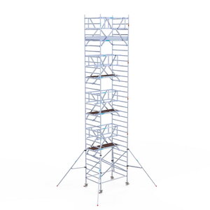 Euroscaffold Rolsteiger Professional 135x190 10,2m werkhoogte dubbele voorloopleuning Rolsteiger Professional 135x190 10,2m werkhoogte dubbele voorloopleuning