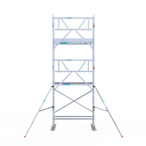 Rolsteiger Professional 75x190 6,2m werkhoogte enkele voorloopleuning Euroscaffold Rolsteiger Professional 75x190 6,2m werkhoogte enkele voorloopleuning