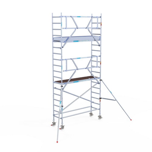 Euroscaffold Rolsteiger Professional 75x250 6,2m werkhoogte enkele voorloopleuning