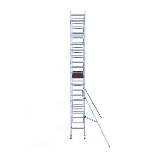Rolsteiger Professional 75x305 7,2m werkhoogte enkele voorloopleuning Euroscaffold Rolsteiger Professional 75x305 7,2m werkhoogte enkele voorloopleuning