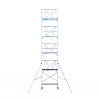 Euroscaffold Rolsteiger Professional 75x190 10,2m werkhoogte enkele voorloopleuning