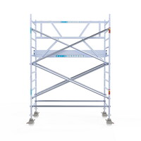 Euroscaffold Rolsteiger Professional 135x250 4,2m werkhoogte enkele voorloopleuning